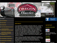 Tablet Screenshot of oregon-classics.com
